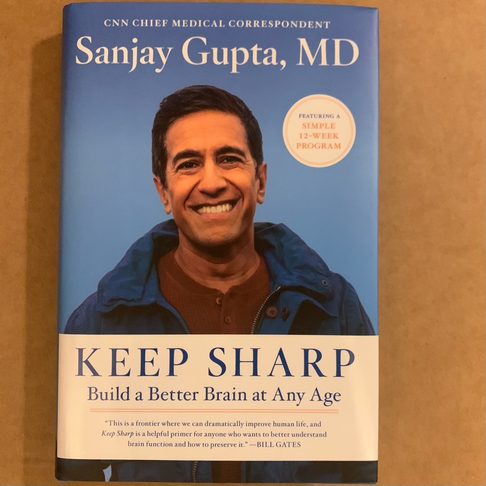 Keep Sharp Hardcover Book by Sanjay Gupta